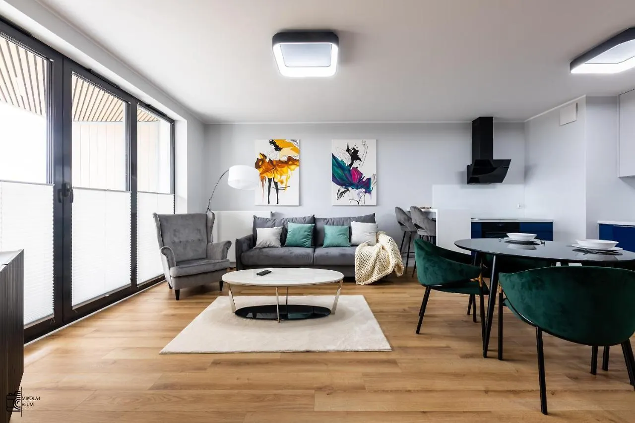 شقة غدانسك Victus Apartamenty, Tarasy Baltyku